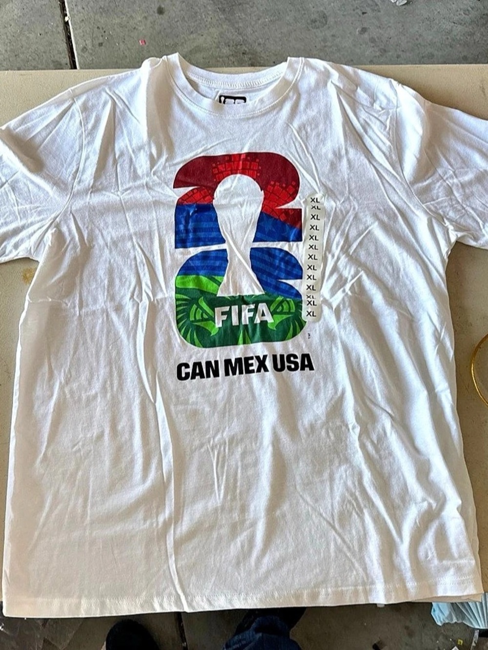 FIFA World Cup 2026 Can Mex USA Graphic T-Shirt XL